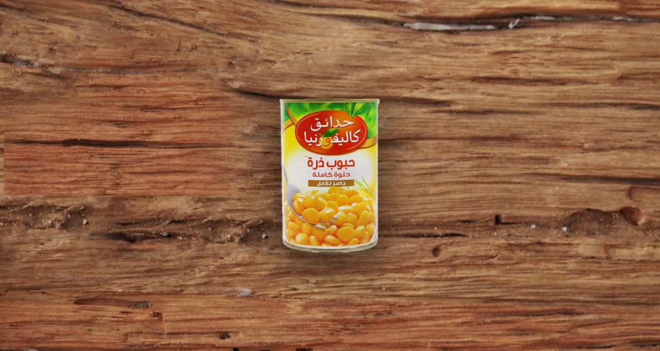 ذرة حب كاليفورنيا – 0728 وزن  425 غم – عدد  12