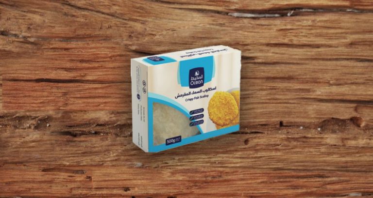 سكالوب السمك المقرمش المحيط الوزن 500 غم