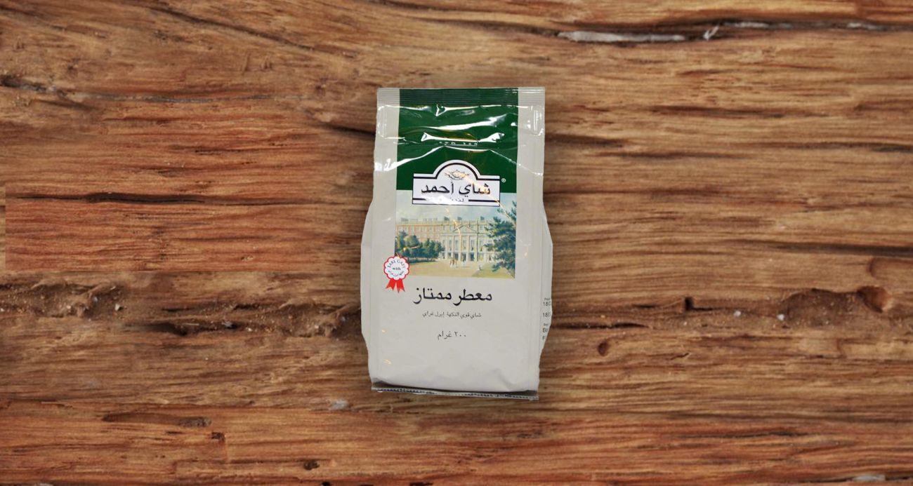شاي احمد معطر اخضر + درمادي – 0372 وزن  400 غم – عدد  20