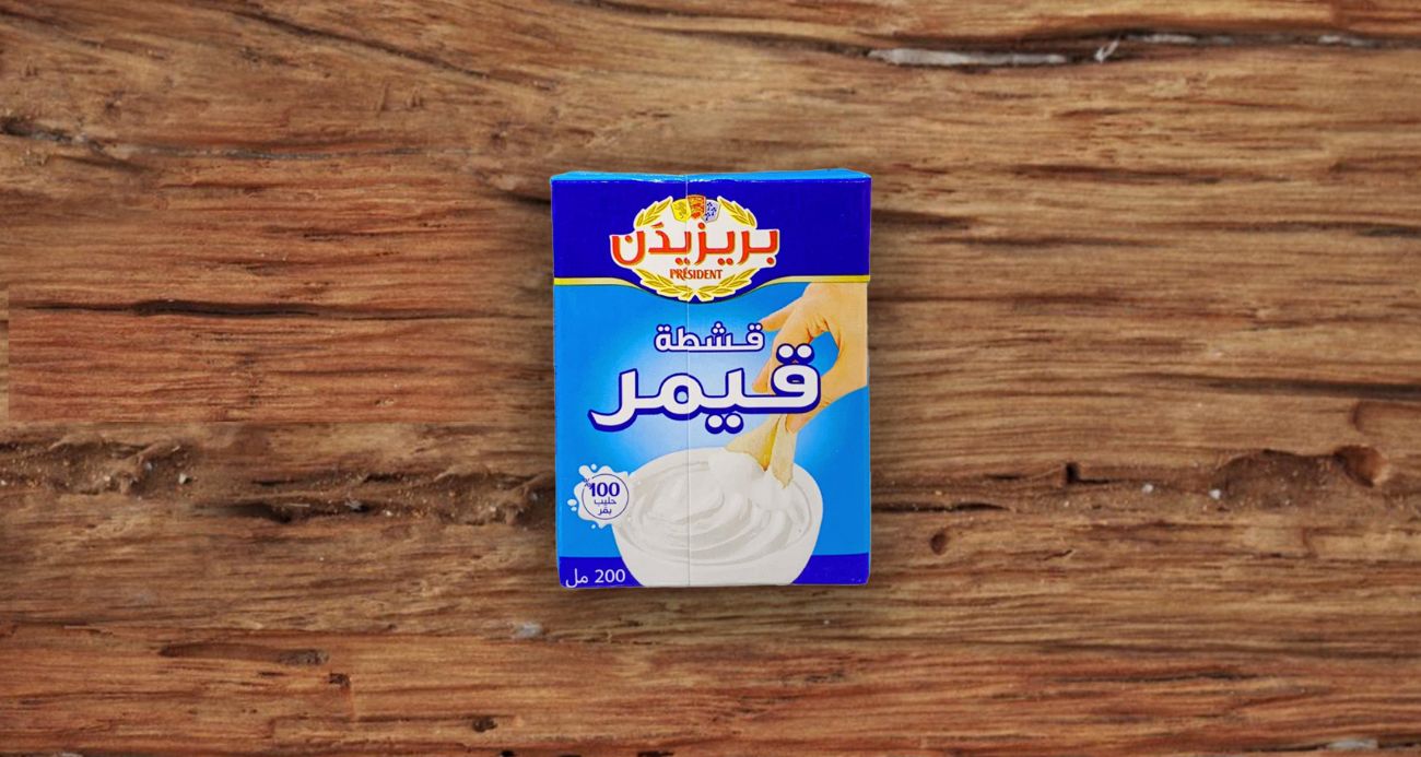 قشطة بريزدنت اولكر – 0147 وزن 200 مل عدد 27